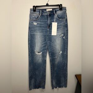 Risen Women’s Distressed Blue Jeans Sz 5/27